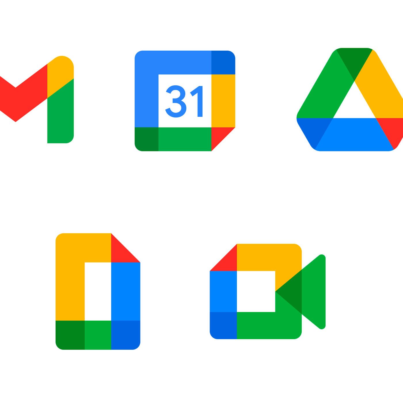 Google's suite of applications
