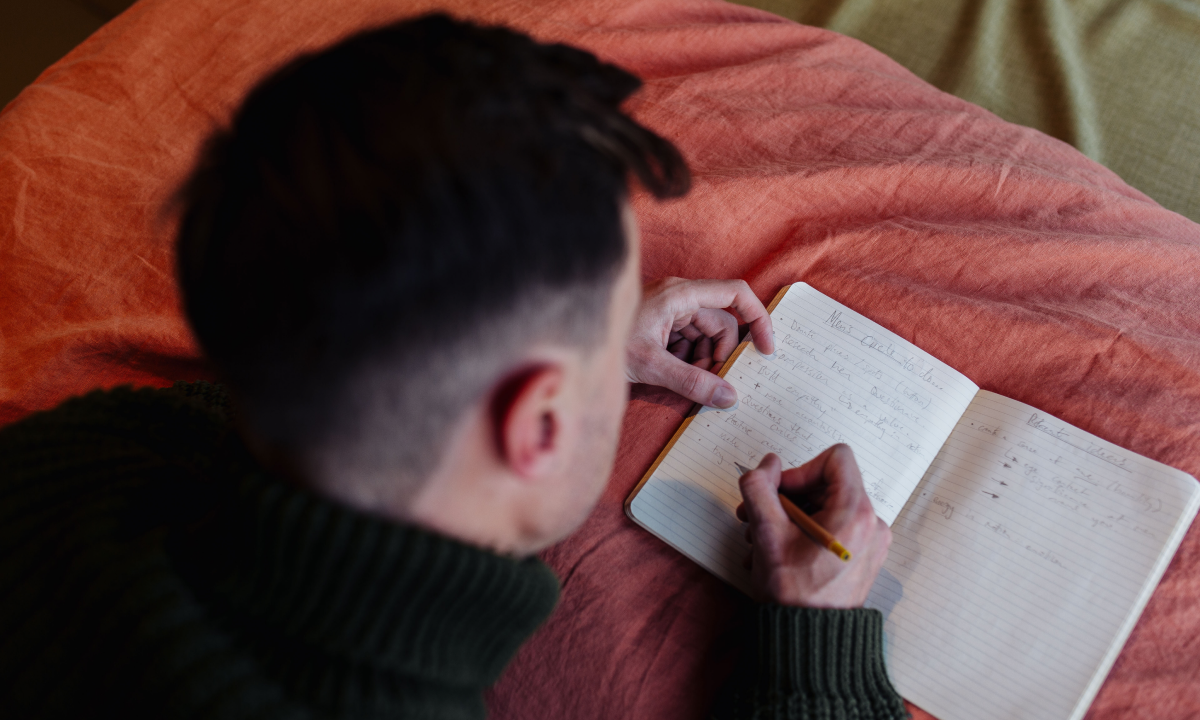 Write a list or letter of things you want to let go of for the year ahead