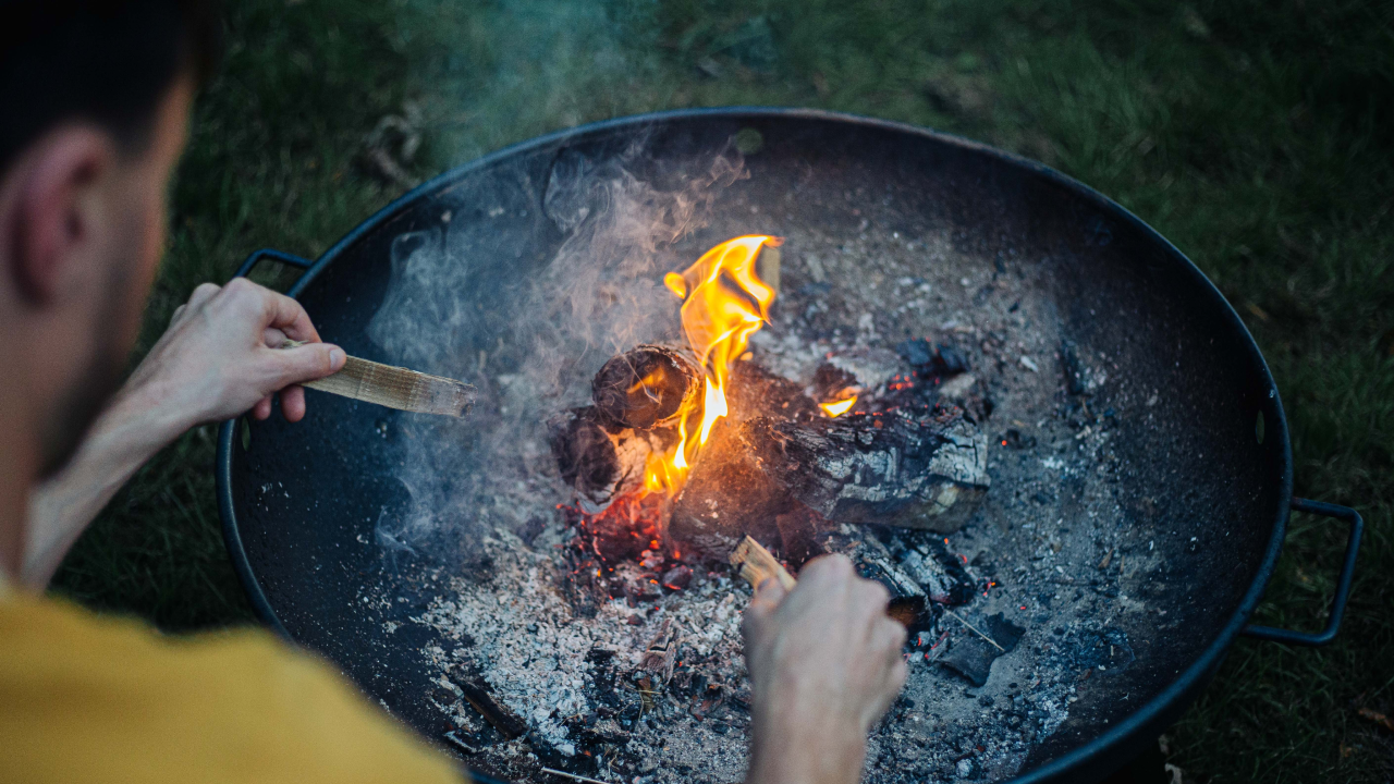Firepit at Unplugged Cabin