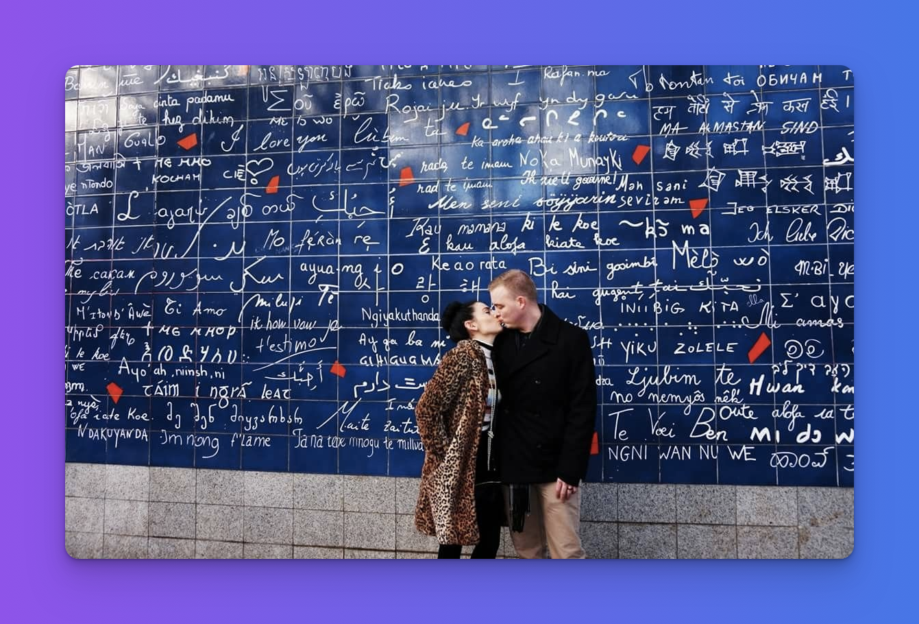 Le mur des je t'aime