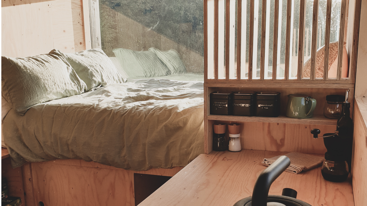 Inside Margo cabin