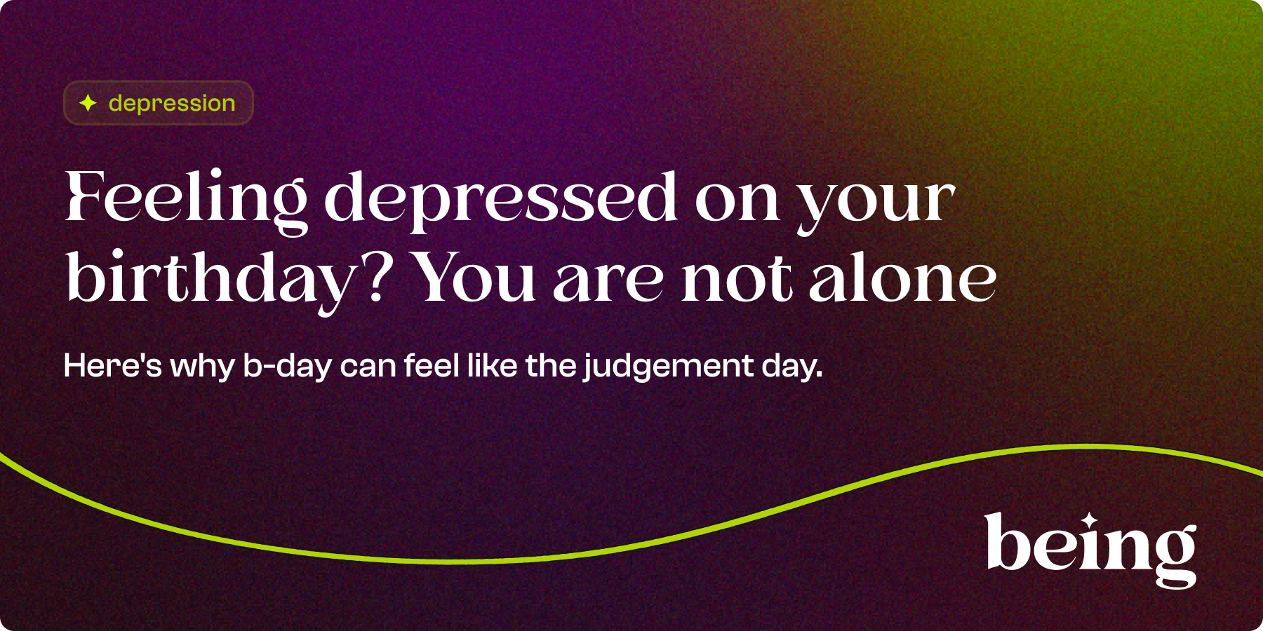 Feeling depressed on your birthday? You are not alone. Here's why B-Day can feel like the judgement day 