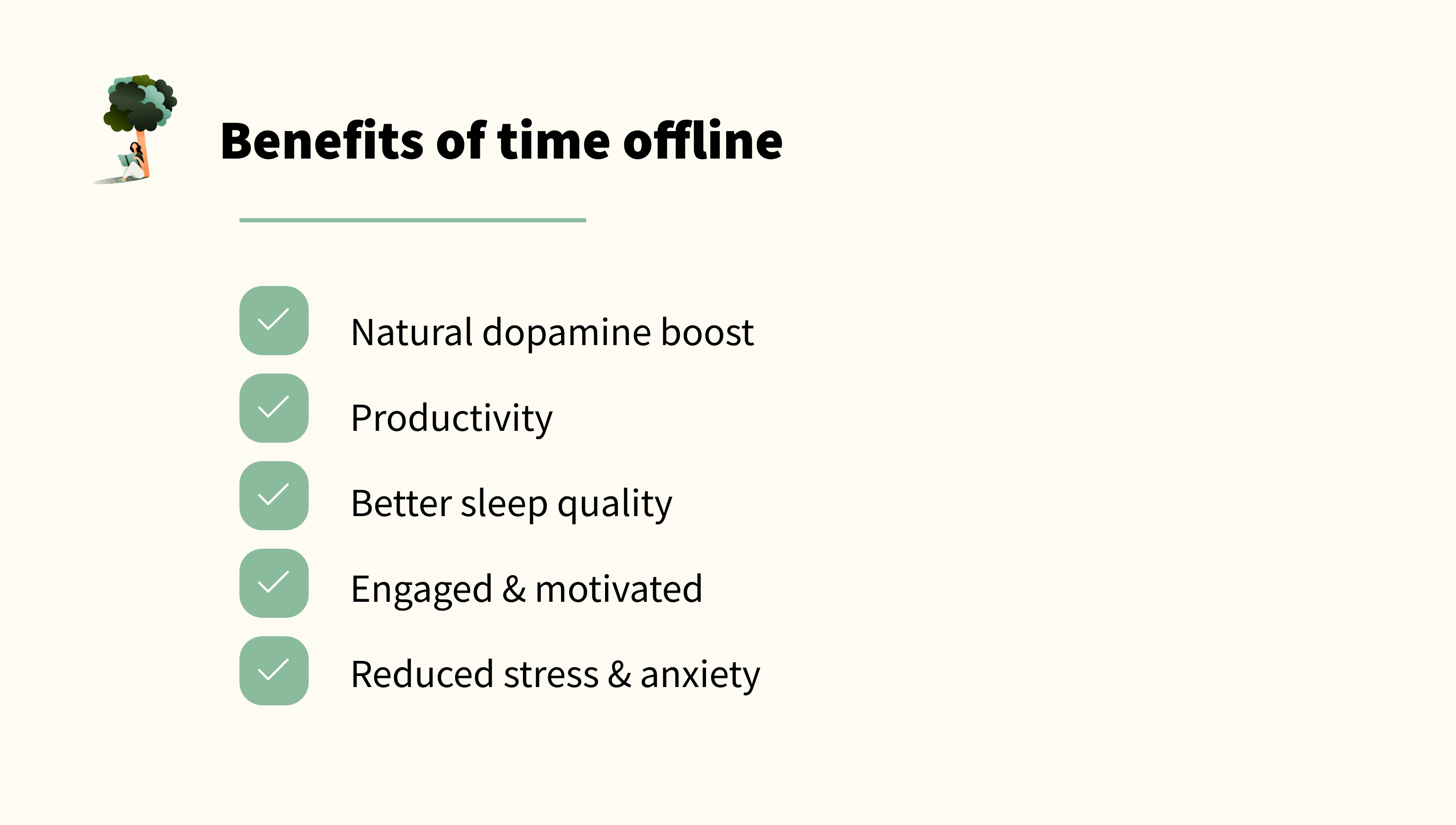 Benefits of digital detox list