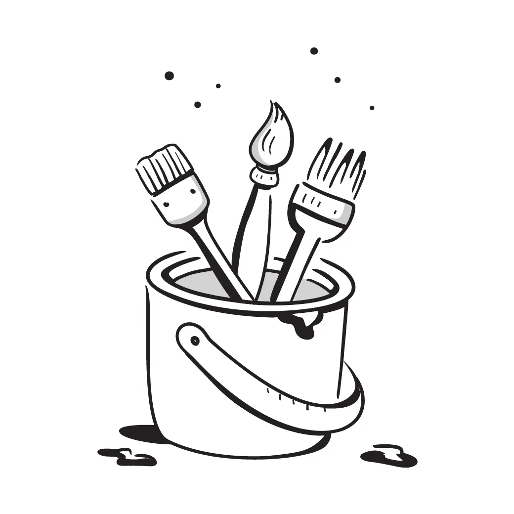 Notion-style illustration