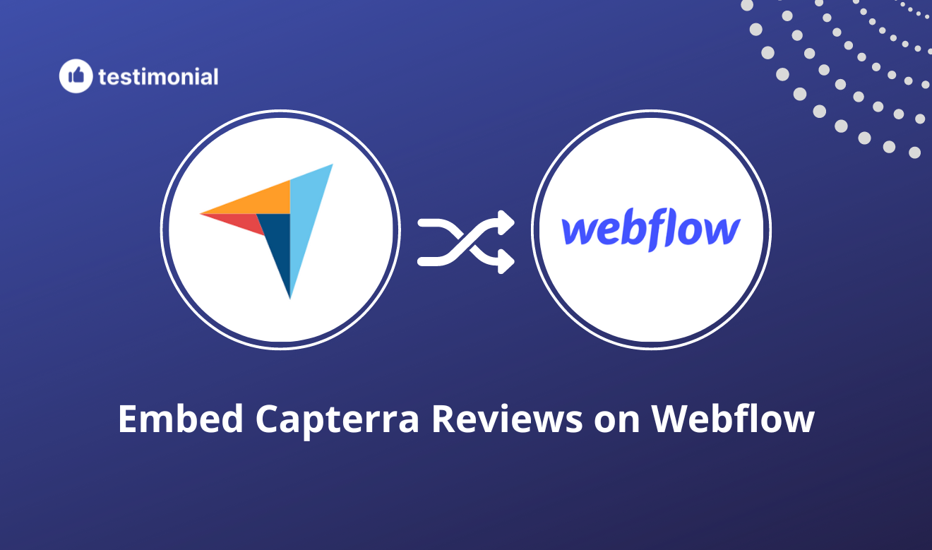 How to embed Capterra reviews on Webflow