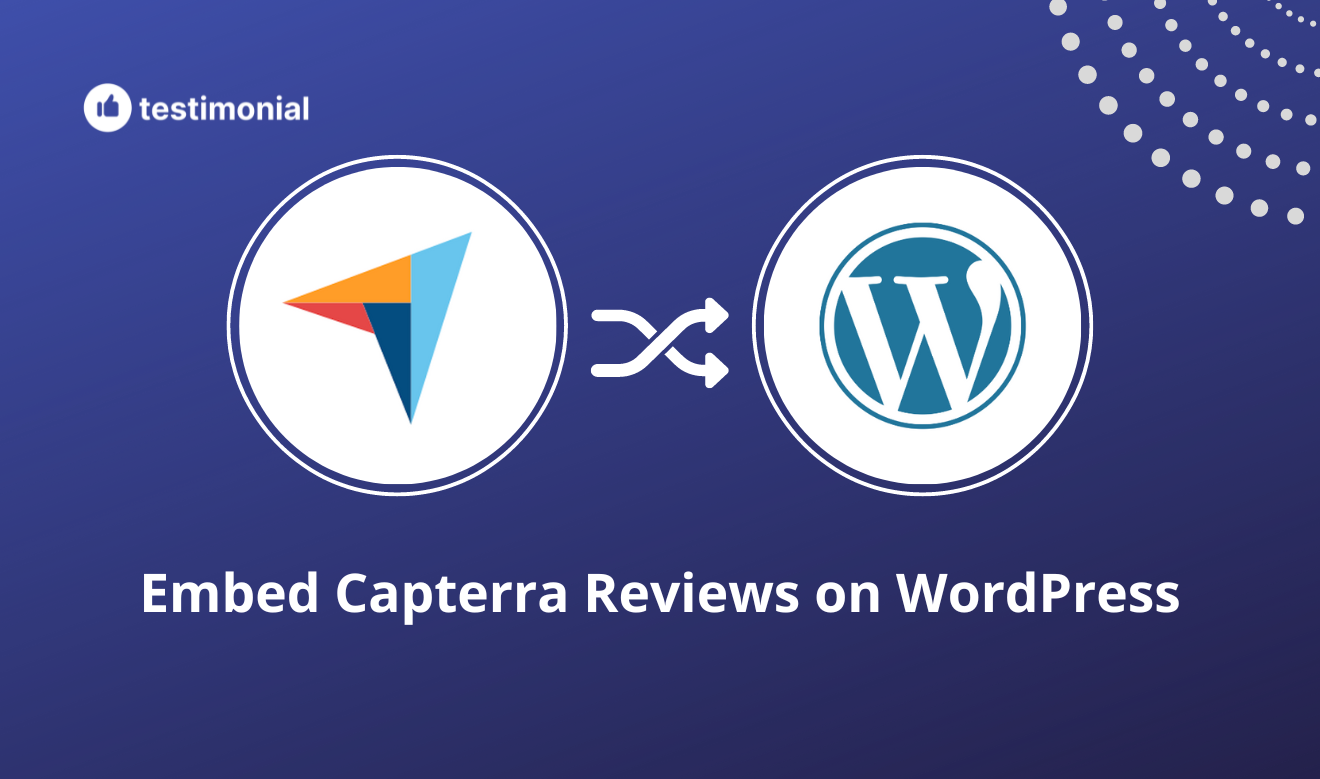 How to embed Capterra reviews on WordPress