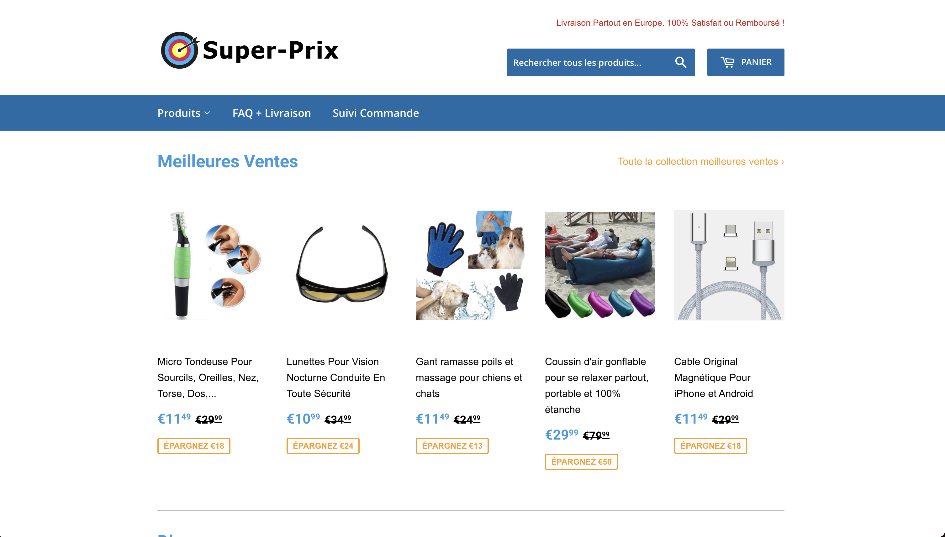 Super Prix was one of the pioneers of french dropshipping at the time. While I was dropshipping, I was constantly “copying” what they were doing. They were 🤩 DS Rockstars in my mind.