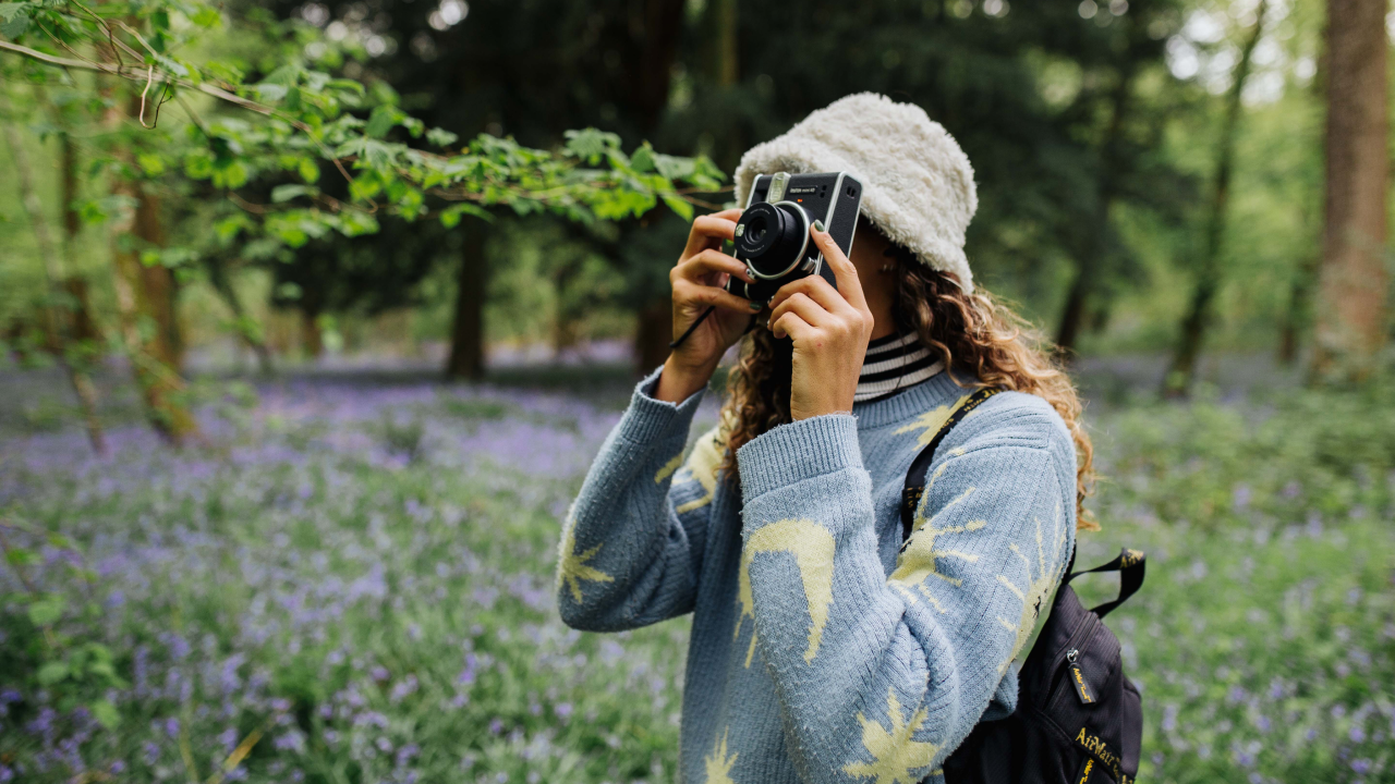 Snapping images of New Forest near Loki Unplugged Cabin