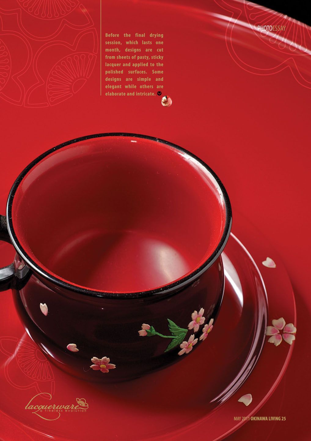 Feature spread from Okinawa Living magazine.