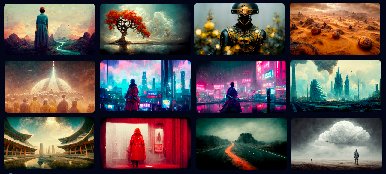 AI-generated images