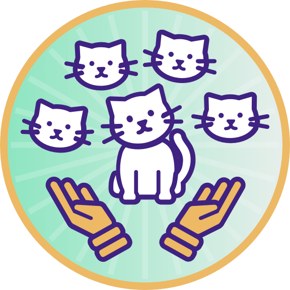 Herder of Cats
Invited 10 people who each logged at least 10 experiences