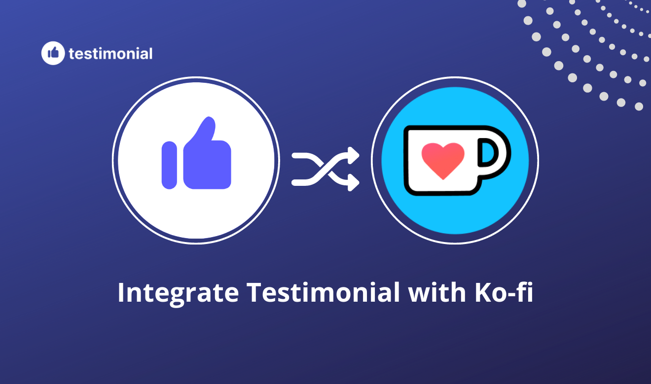 How to show or request testimonials from Ko-fi