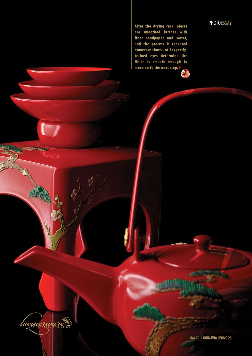 Feature spread from Okinawa Living magazine.