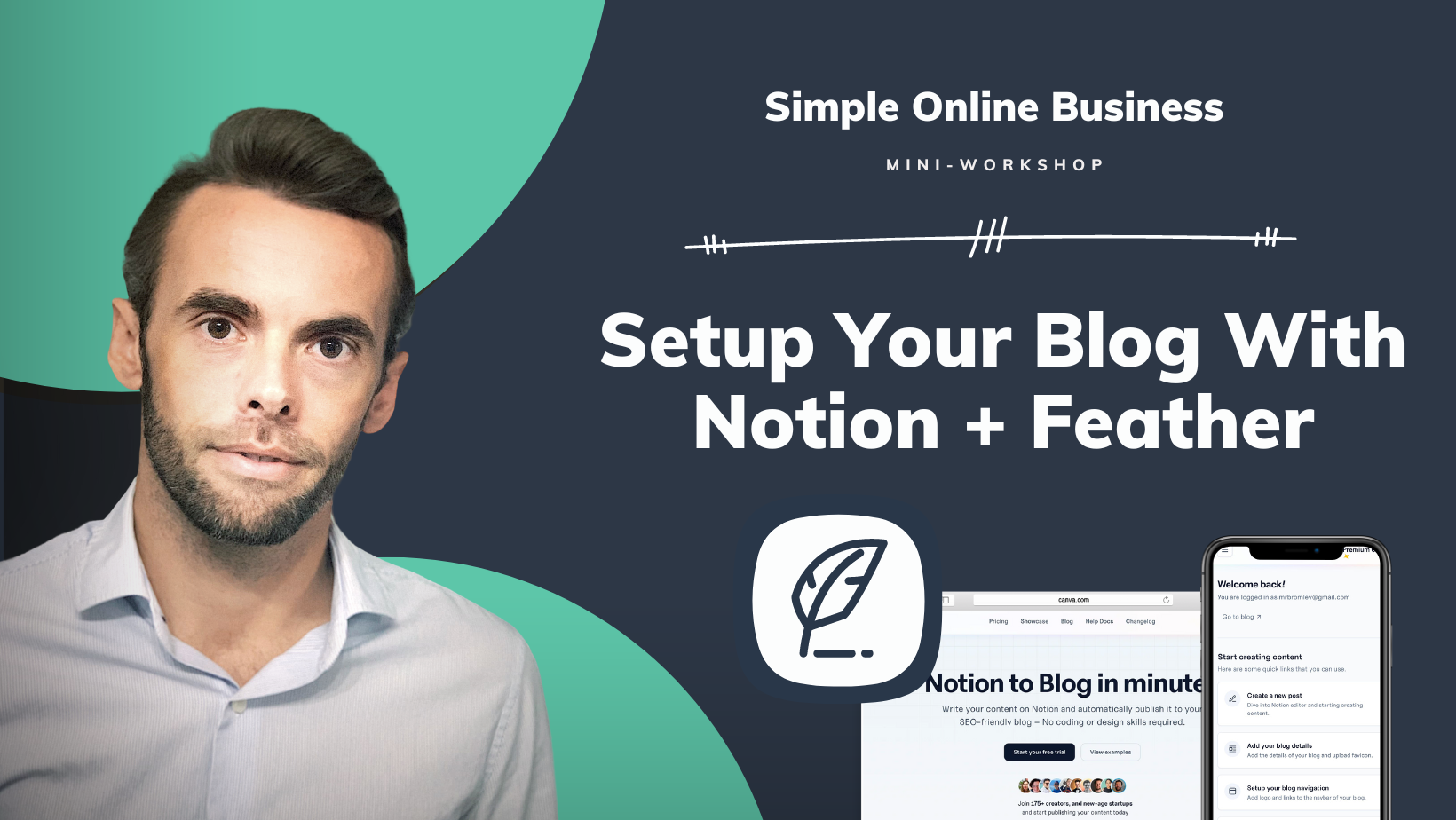 How to start a blog with Notion and Feather