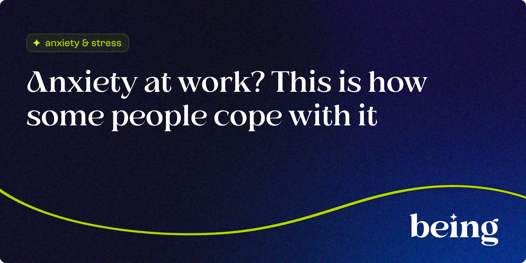 Anxiety at work? This is How Some People Cope With it