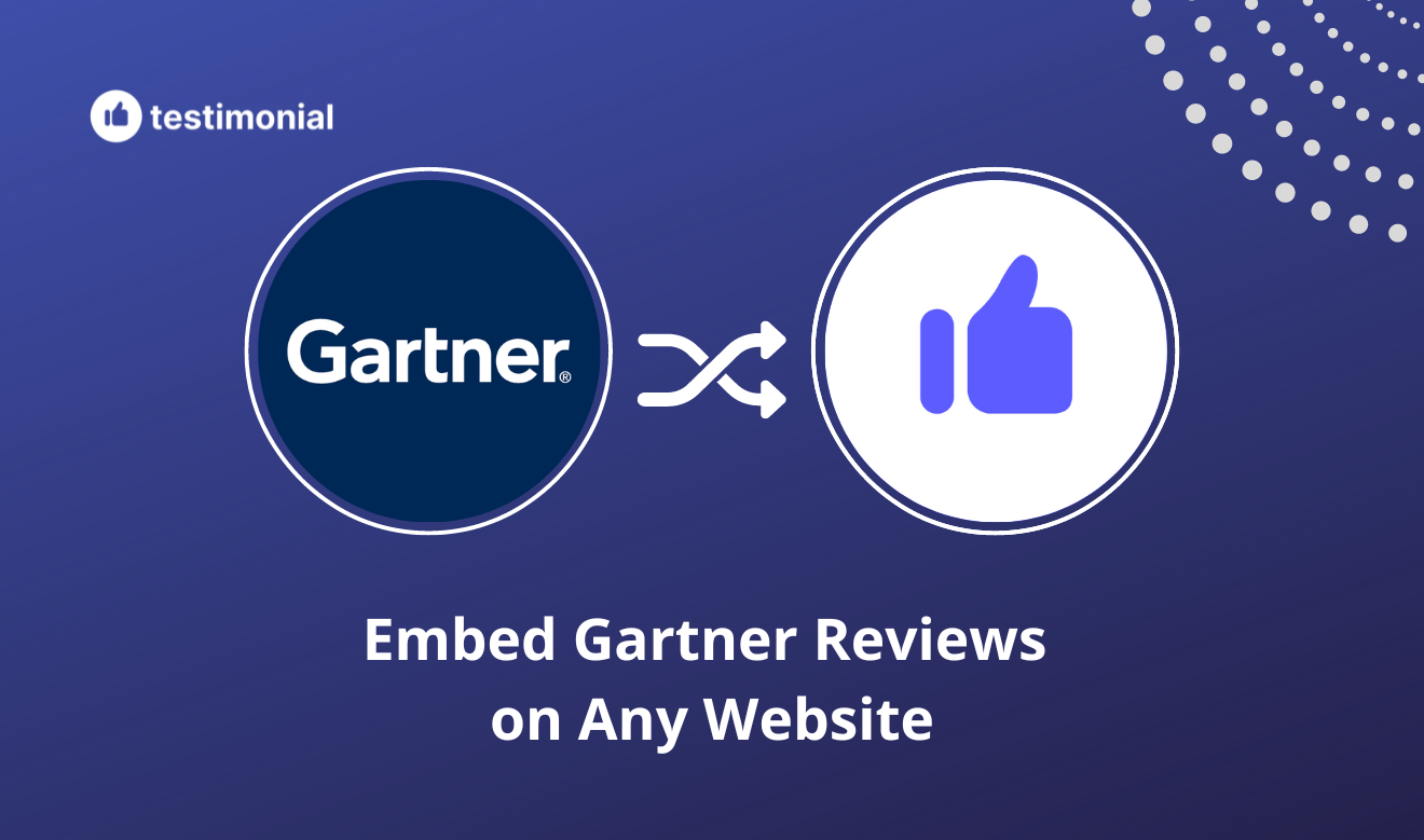 How to embed Gartner Reviews on Your Website