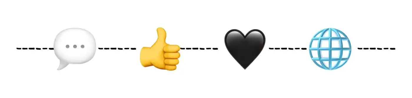 Emojis related to community.