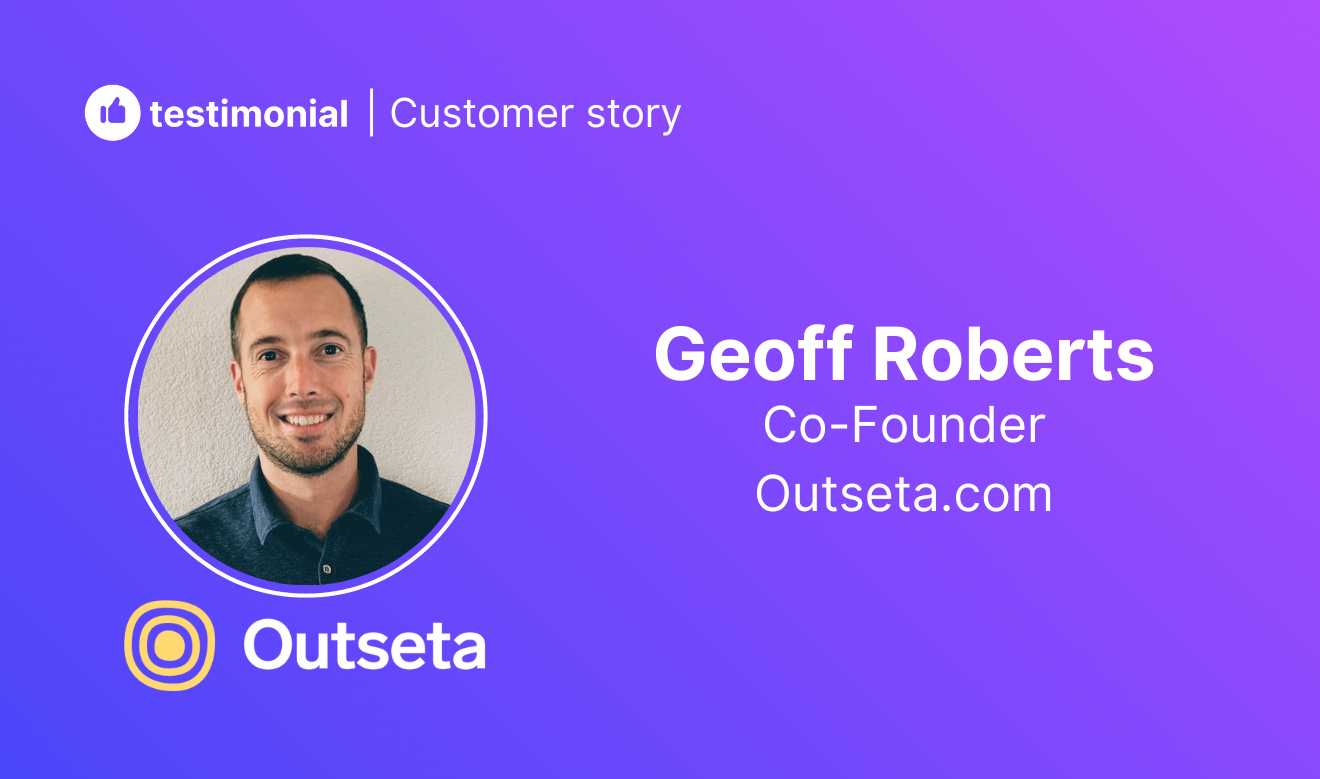 How Outseta uses Testimonials for their SaaS business