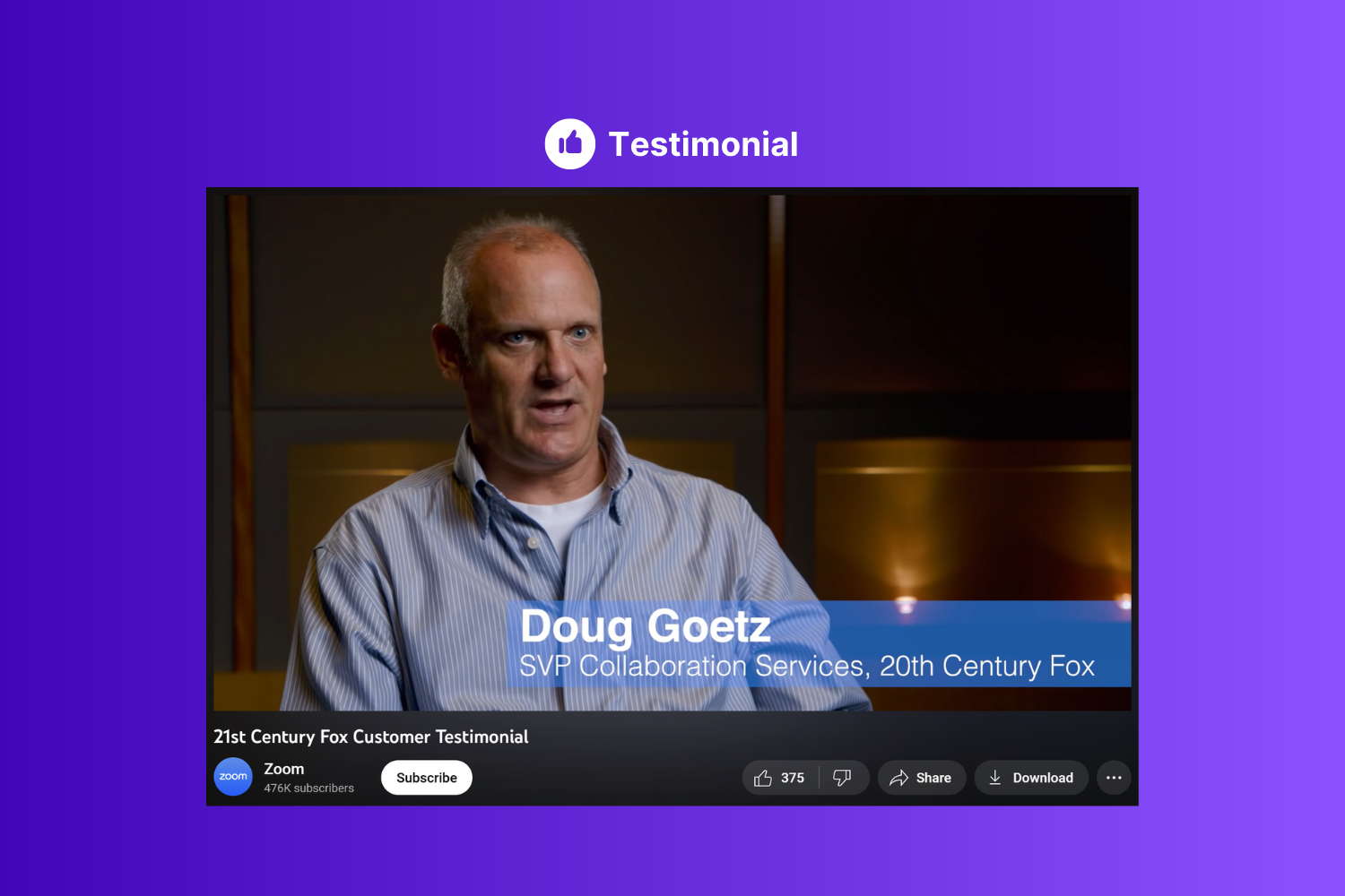 21st Century Fox Customer Testimonial